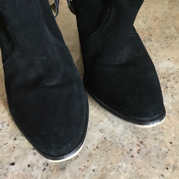 Isabel Marant Etoile Rawson Black Suede Booties - Picture 7 of 13
